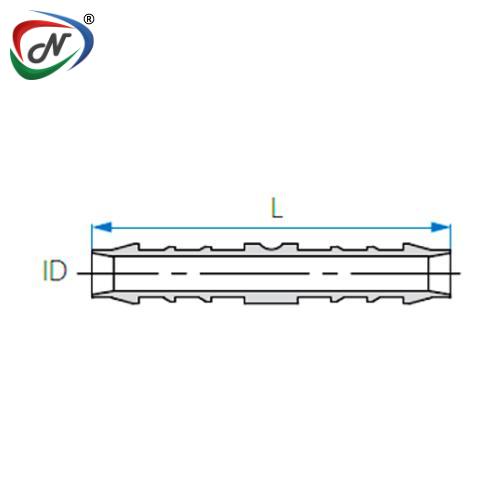 TEFEN 12446246008 - 6 MM TUBE ID UNION HOSE CONNECTOR NSSP008249