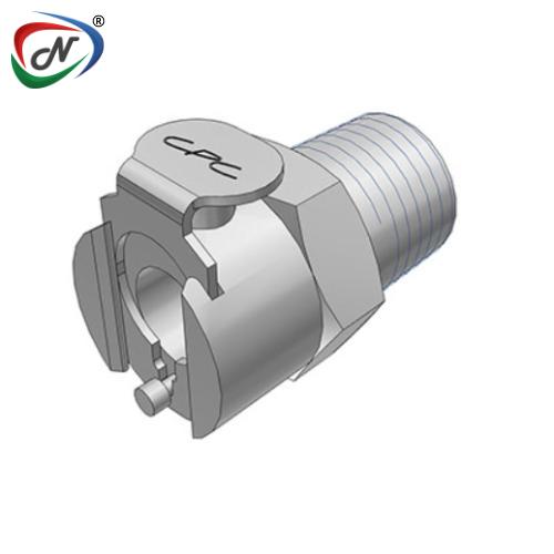 CPC Quick Connect & Disconnect Solutions 15900 1/4 NPT Valved Chrome-plated Brass Coupling Body (MCD1004 NSF) NSSP004246