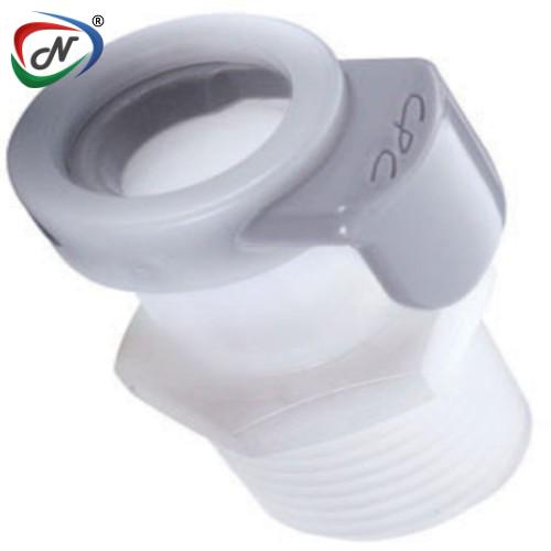 CPC Quick Connect & Disconnect Solutions APC10004MBLK 1/4 NPT Non-Valved Acetal (POM) Coupling Body NSSP004571