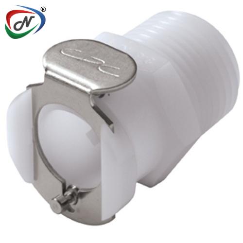 CPC Quick Connect & Disconnect Solutions 20600 PLCD10006 3/8 NPT Valved Acetal Coupling Body (PLCD10006 NSF) NSSP004259
