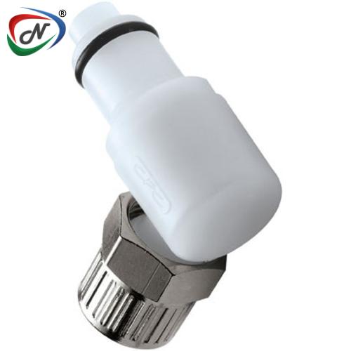 CPC Quick Connect & Disconnect Solutions 20700 PLCD21006 3/8 PTF Valved Elbow Acetal Coupling Insert (PLCD21006 NSF) NSSP004272