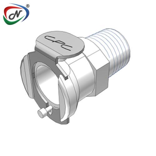 CPC Quick Connect & Disconnect Solutions 21000 1/4 NPT Valved Acetal Coupling Body (PLCD10004 NSF) NSSP004274