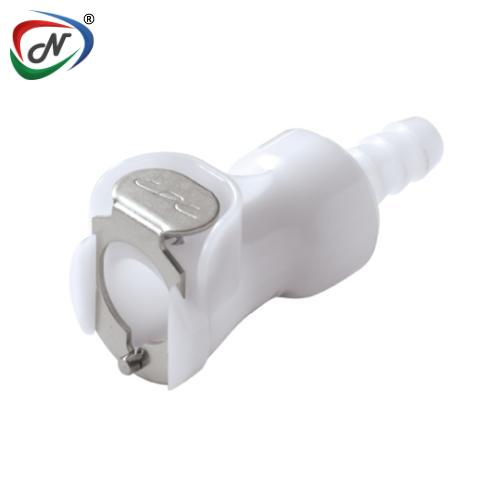 CPC Quick Connect & Disconnect Solutions 22100 1/4 Hose Barb Valved In-Line Acetal Coupling Body (PLCD17004 NSF) NSSP004285
