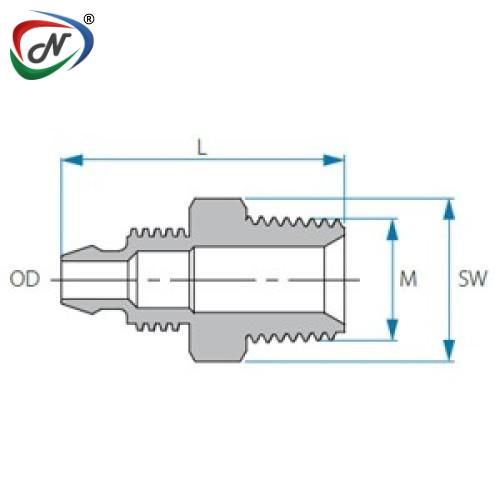 TEFEN 22246808123 NPT Male Connector NESPLTEFEN39