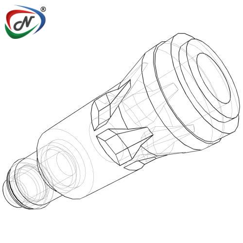 CPC Quick Connect & Disconnect Solutions 24900  3/8 JG Valved In-Line Acetal Coupling Insert  (PLCD29006 NSF) NSSP004321
