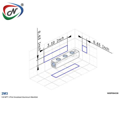 CPC Quick Connect & Disconnect Solutions 2M3 1/8 NSSP004338