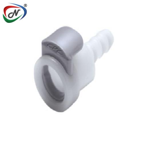 CPC Quick Connect & Disconnect Solutions 40700 1/4 Hose Barb Non-Valved In-Line Acetal (POM) Coupling Body (APC17004 NSF) NSSP004356