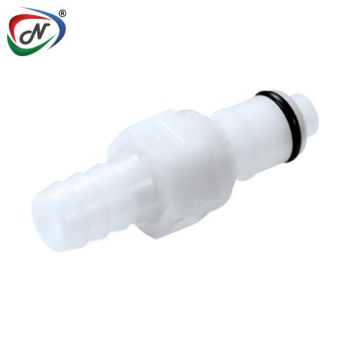 CPC Quick Connect & Disconnect Solutions 42700 3/8 Hose Barb Valved In-Line Acetal (POM) Coupling Insert (APCD22006 NSF) NSSP004367