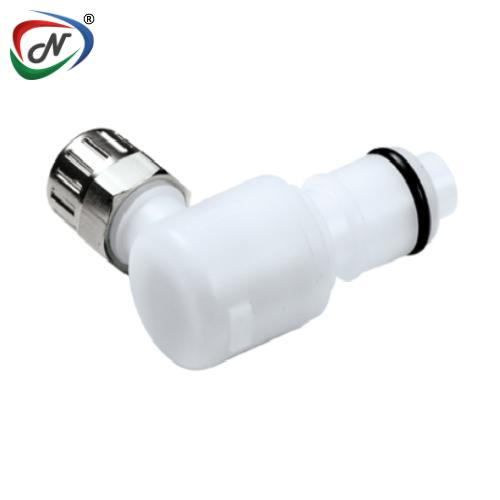 CPC Quick Connect & Disconnect Solutions 43000 1/4 PTF Valved Elbow Acetal (POM) Coupling Insert (APCD21004 NSF) NSSP004369