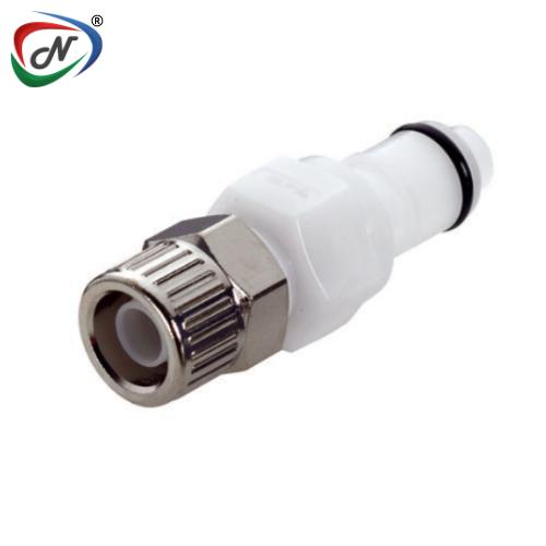 CPC Quick Connect & Disconnect Solutions 43500 3/8 PTF Valved In-Line Acetal (POM) Coupling Insert (APCD20006 NSF) NSSP004372