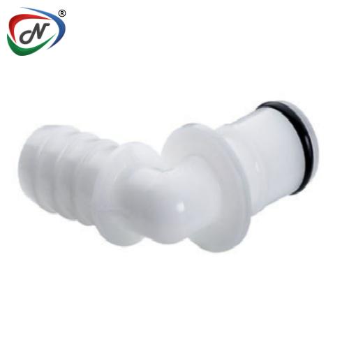 CPC Quick Connect & Disconnect Solutions 44700 3/8 Hose Barb Non-Valved Elbow Acetal (POM) Coupling Insert (APC23006 NSF) NSSP004374