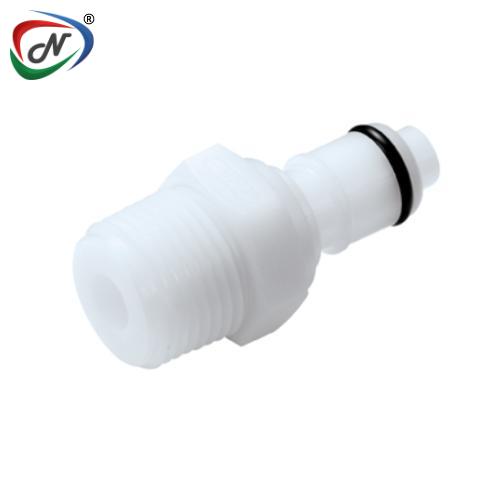 CPC Quick Connect & Disconnect Solutions 48600 3/8 NPT Valved Acetal (POM) Coupling Insert (APCD24006 NSF)  NSSP004381