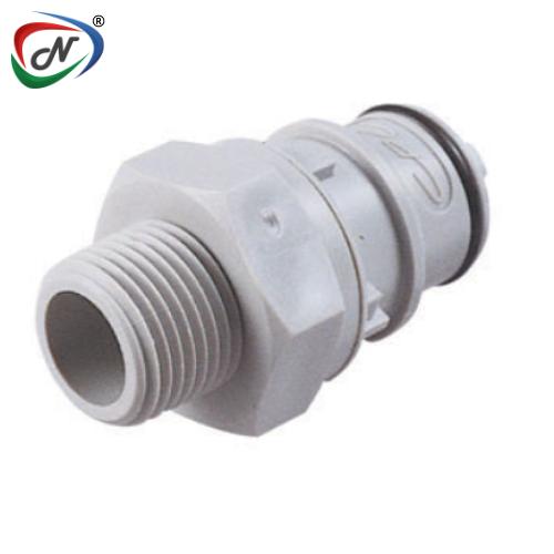 CPC Quick Connect & Disconnect Solutions 60500 3/8 NPT Valved Polypropylene Coupling Insert (HFCD24612 NSF) NSSP004390