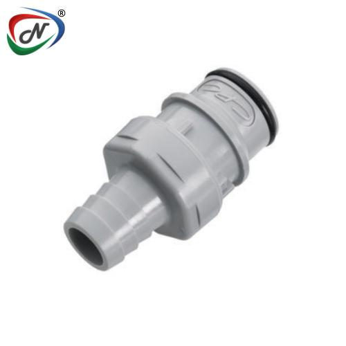 CPC Quick Connect & Disconnect Solutions 61400 1/2 Hose Barb Valved In-Line Polypropylene Coupling Insert (HFCD22812 NSF) NSSP004404