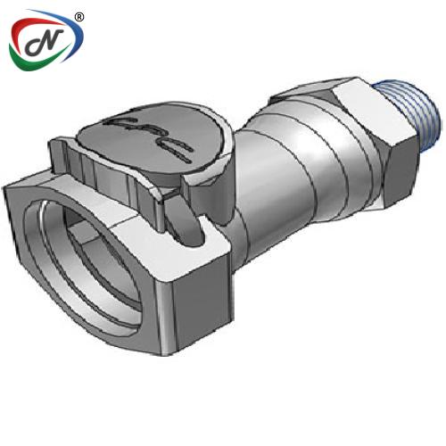 CPC Quick Connect & Disconnect Solutions 63300 3/8 NPT Valved Polypropylene Coupling Body (HFCD10612 NSF) NSSP004415
