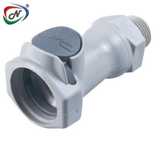 CPC Quick Connect & Disconnect Solutions 63400 3/8 NPT Non-Valved Polypropylene Coupling Body (HFC10612 NSF) NSSP004416