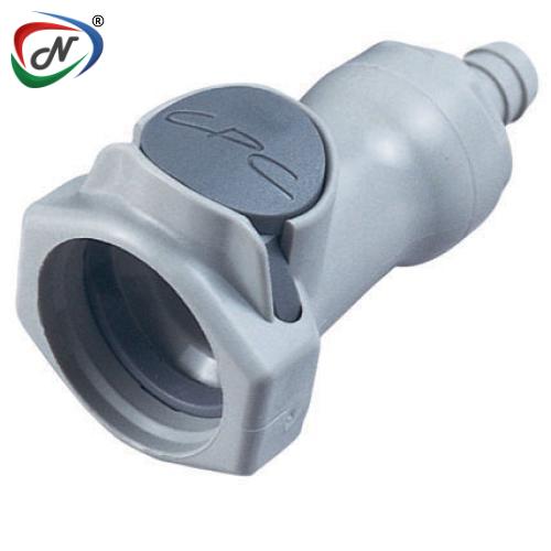 CPC Quick Connect & Disconnect Solutions 63600 3/8 Hose Barb Non-Valved In-Line Polypropylene Coupling Body (HFC17612 NSF) NSSP004417