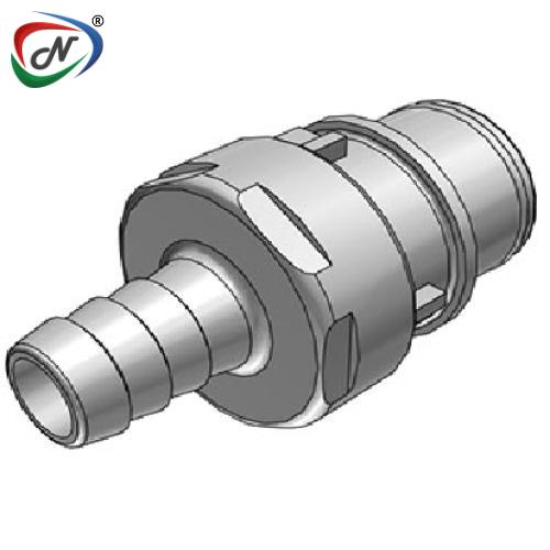 CPC Quick Connect & Disconnect Solutions 65500 3/8 Hose Barb Non-Valved In-Line Polypropylene Coupling Insert (HFC22612 NSF) NSSP004422