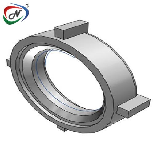 CPC Quick Connect & Disconnect Solutions 694300 Panel Nut, Polysulfone, Molded Grey (HFC) NSSP004429
