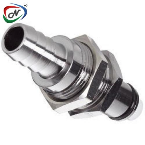 CPC Quick Connect & Disconnect Solutions 73200 3/8 HB Valved Panel Mount Chrome-plated Brass Coupling Insert (LCD42006 NSF) NSSP004469