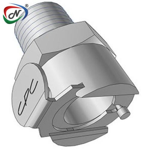 CPC Quick Connect & Disconnect Solutions 74600 1/4 NPT Valved Chrome-plated Brass Coupling Body  (LCD10004 NSF) NSSP004474