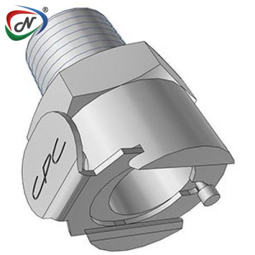 CPC Quick Connect & Disconnect Solutions 74800 1/4 BSPT Valved Chrome-plated Brass NSSP004475