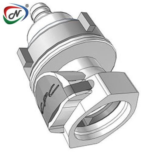 CPC Quick Connect & Disconnect Solutions 80300 3/8 Hose Barb Valved Panel Mount  Polysulfone Coupling Body (HFCD16635 NSF) NSSP004488