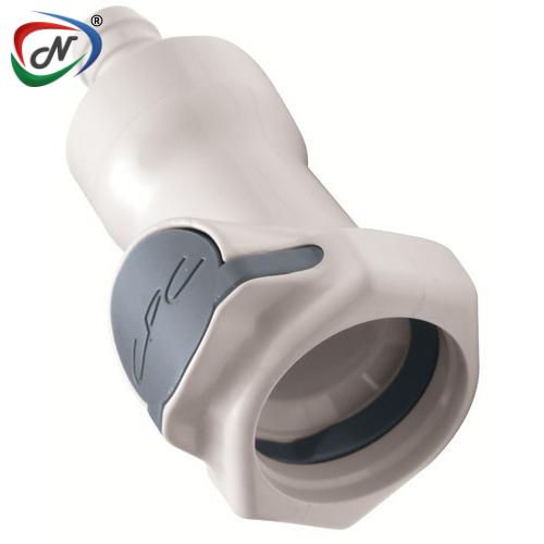 CPC Quick Connect & Disconnect Solutions 85600 3/8 Hose Barb Valved In-Line Polysulfone Coupling Body (HFCD17635 NSF) NSSP004499