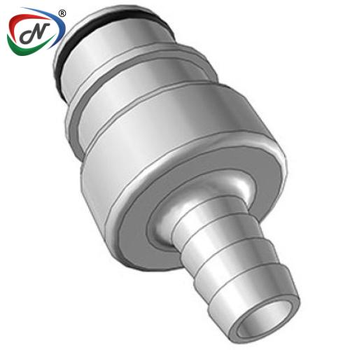 CPC Quick Connect & Disconnect Solutions 89100 3/8 Hose Barb Non-Valved In-Line Polysulfone Coupling Insert (HFC22635 NSF) NSSP004502