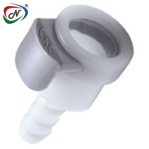 CPC Quick Connect & Disconnect Solutions 9200500 1/4 Hose Barb Non-Valved In-Line Acetal (POM) Coupling Body (APC17004 NSF) NSSP004511