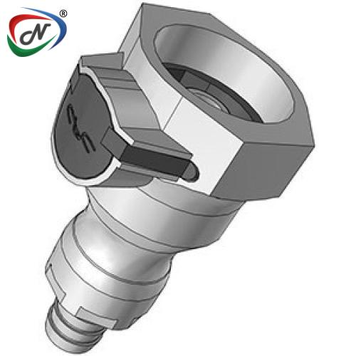 CPC Quick Connect & Disconnect Solutions 95300 1/2 HB Valved Polypropylene Molded  Grey Coupling Body FDA EPDM O-Ring (UDC) NSSP004525