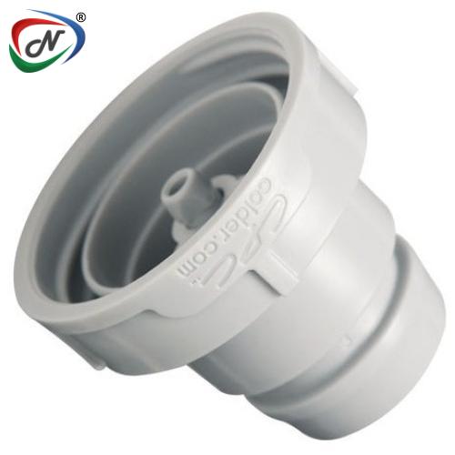 CPC Quick Connect & Disconnect Solutions 95800 38mm Valved Dispensing Acetal Cap with  Silicone O-Ring (UDC) without thread seal NSSP004528