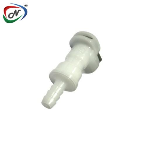 CPC Quick Connect & Disconnect Solutions APC17004SH 1/4 Hose Barb In-Line Non-Valved Body with Shroud NSSP003188