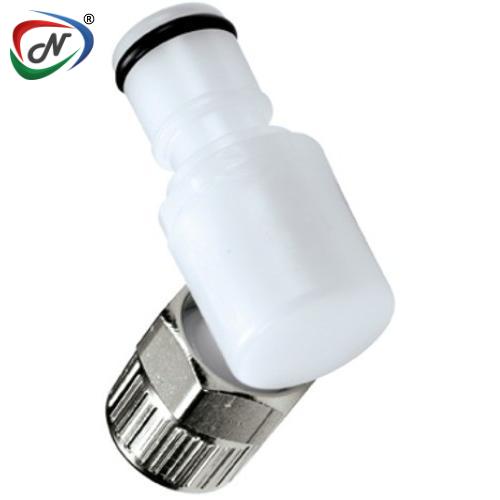 CPC Quick Connect & Disconnect Solutions APC21006 3/8 PTF Non-Valved Elbow  Acetal  (POM) Coupling Insert NSSP004597