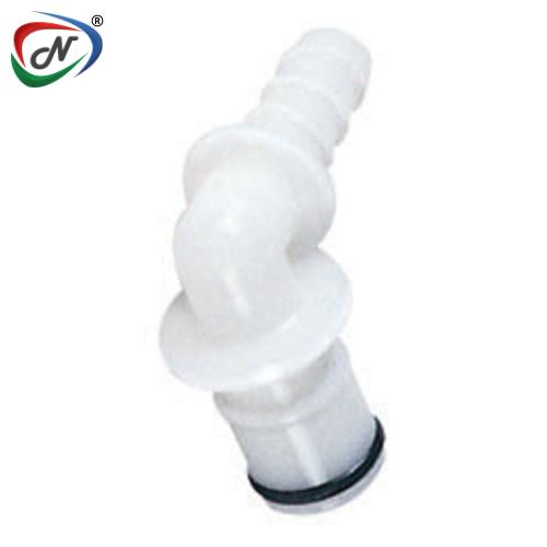 CPC Quick Connect & Disconnect Solutions APC23004 1/4 Hose Barb Non-Valved Elbow  Acetal (POM) Coupling Insert NSSP004603
