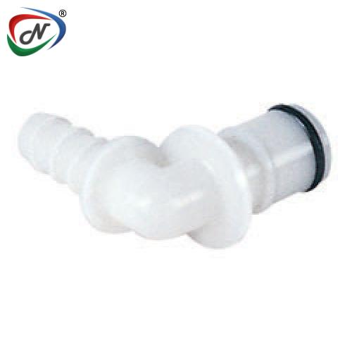 CPC Quick Connect & Disconnect Solutions APC23004MBLK 1/4 Hose Barb Non-Valved Elbow Acetal (POM) Coupling Insert NSSP004605