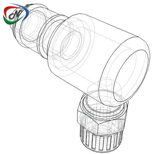 CPC Quick Connect & Disconnect Solutions APCD21004 1/4 PTF Valved Elbow Acetal (POM) Coupling Insert NSSP004645