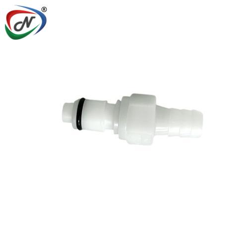 CPC Quick Connect & Disconnect Solutions APCD22006 -3/8 Hose Barb Valved In-Line Acetal (POM) Coupling NSSP003533