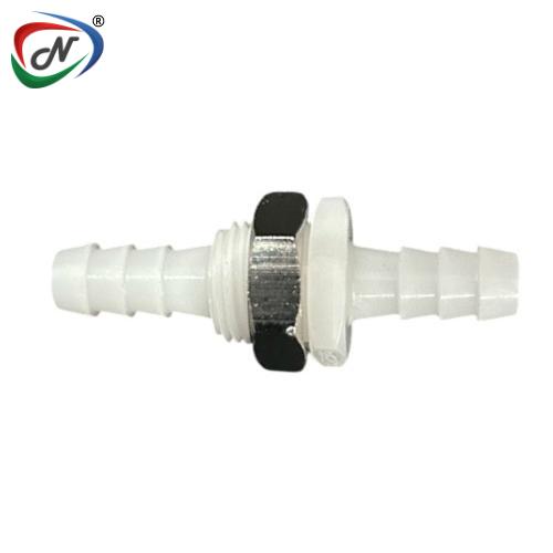 CPC Quick Connect & Disconnect Solutions BHU2204 1/4 Hose Barb x 1/4 Hosebarb Acetal Panel Mount FTG Union NSSP003242