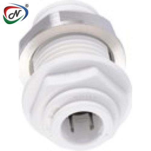 John Guest PP1212W John Guest Polypropylene Bulkhead Connector 3/8'' NSSP003485