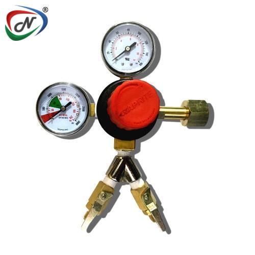 TAPRITE MICRO MATIC CO2 PRIMARY REGUALTOR WITH 2 WAY GAS OUTLETS NSSP002901