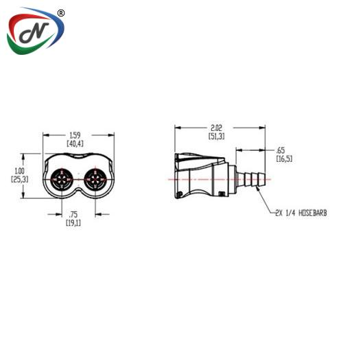 CPC Quick Connect & Disconnect Solutions DTLD17004 1/4 NSSP005010