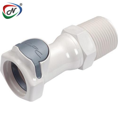 CPC Quick Connect & Disconnect Solutions FFC101235 3/4 NPT Non-Valved Polysulfone  Molded White Coupling Body NSSP005045