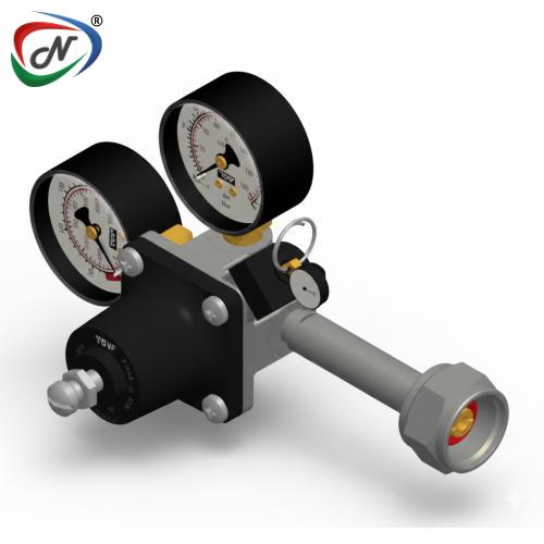 TOF CO2 Pressure Reducer- 1 Free Exit -Dx Conn Nut G 3/4'' NSSP007403