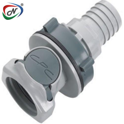 CPC Quick Connect & Disconnect Solutions HFC161212 3/4 Hose Barb Non-Valved Panel Mount Coupling Body NSSP005212