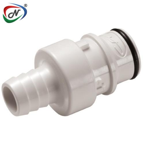 CPC Quick Connect & Disconnect Solutions HFC22835V 1/2 Hose Barb Non-Valved In-Line Polysulfone Coupling Insert FKM Seal NSSP005282