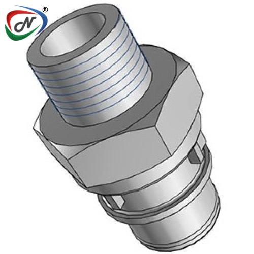 CPC Quick Connect & Disconnect Solutions HFC24612 3/8 NPT Non-Valved Polypropylene Insert NSSP005294