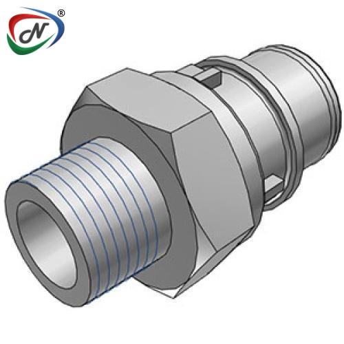 CPC Quick Connect & Disconnect Solutions HFC24612V 3/8 NPT Non-Valved Polypropylene Insert FKM Seal NSSP005296
