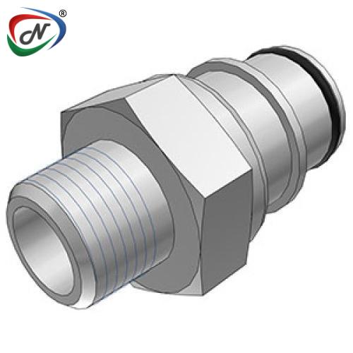 CPC Quick Connect & Disconnect Solutions HFC24635 3/8 NPT Non-Valved Polypropylene Insert FKM Seal NSSP005297