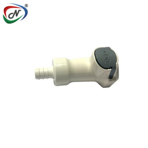 CPC Quick Connect & Disconnect Solutions HFCD17635 3/8 Hose Barb Valved In-Line Coupling Body NSSP003214